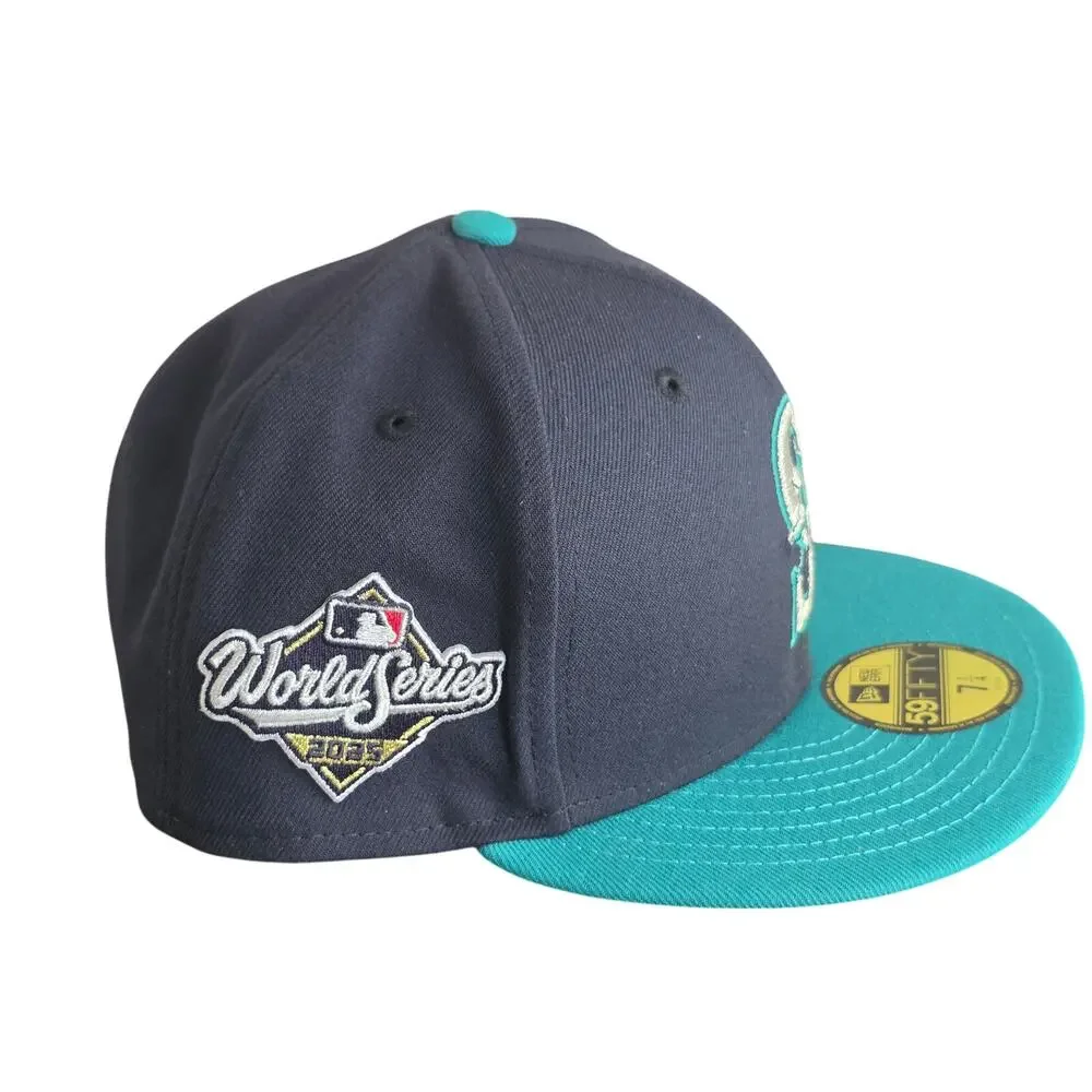 Authentic MLB Collection 2015 World Series Seattle Mariners Fitted Cap 7 3/8